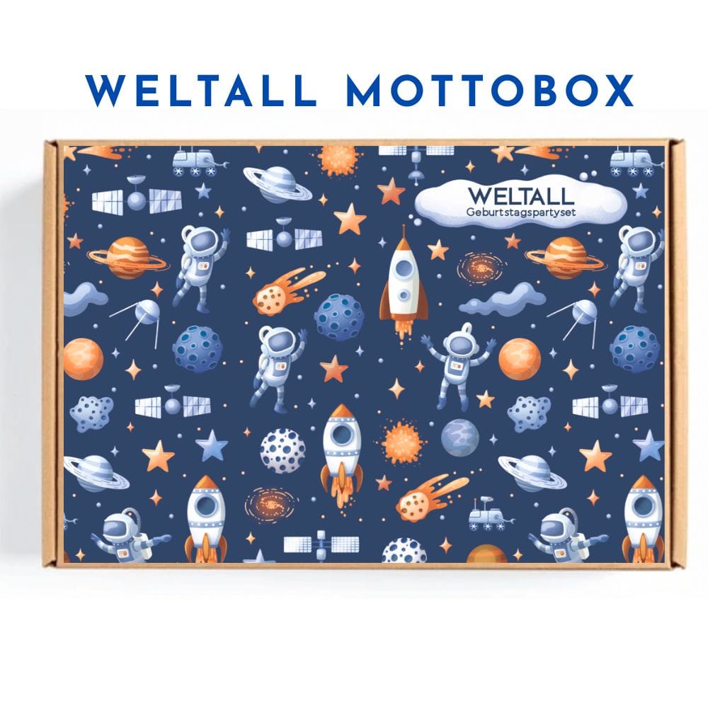 weltall mottobox Kindergeburtstag