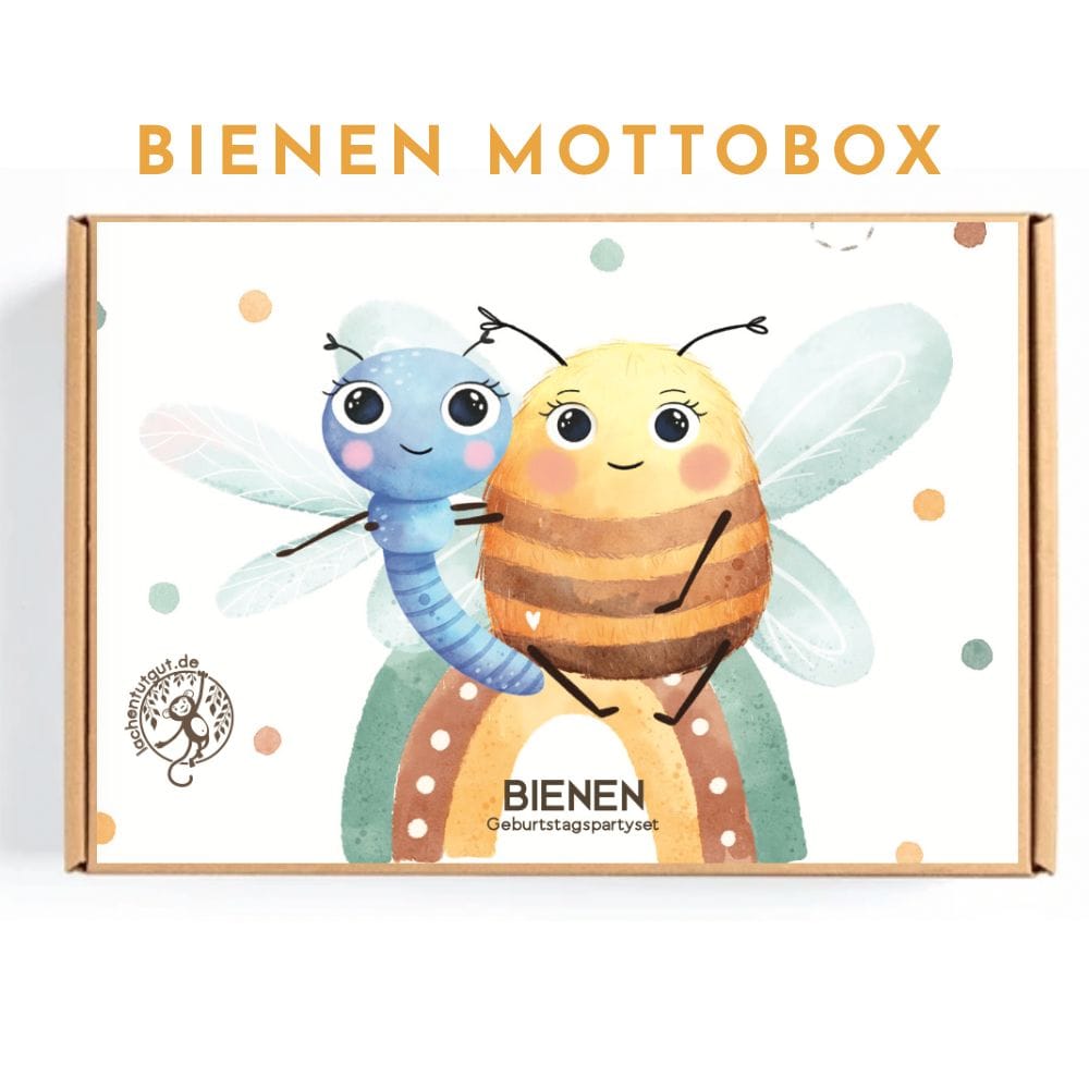 bienen mottobox Kindergeburtstag