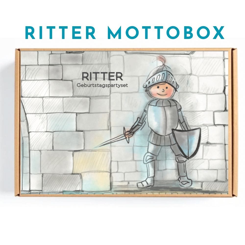 ritter mottobox kindergeburtstag