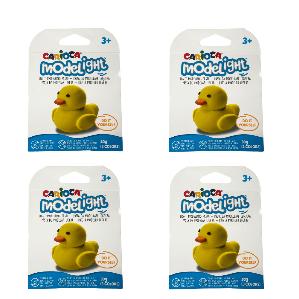 Modeliermasse  Ente 4 Stück - Mitgebsel