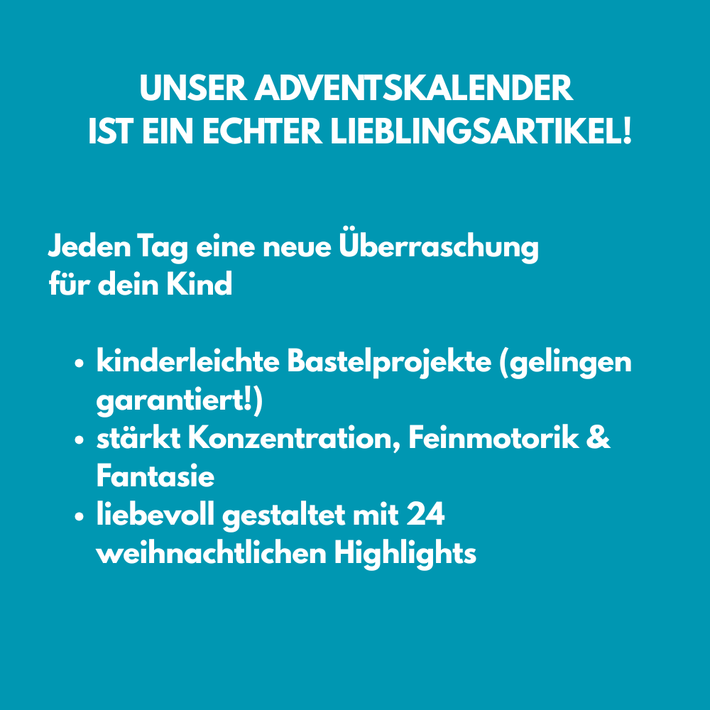 Kreativer Adventskalender Füllung Limited Edition 2