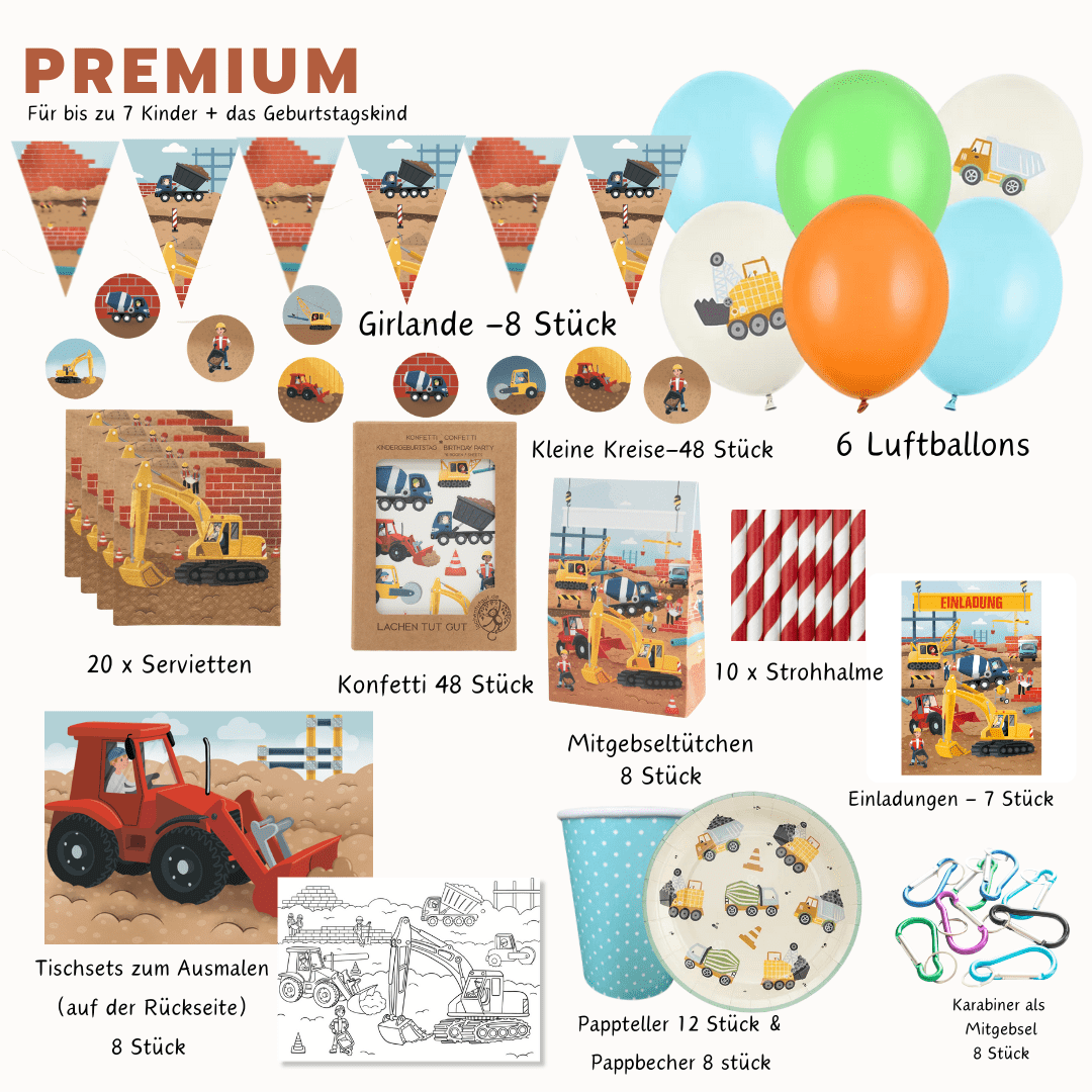 Mottobox - Baustellen Geburtstag