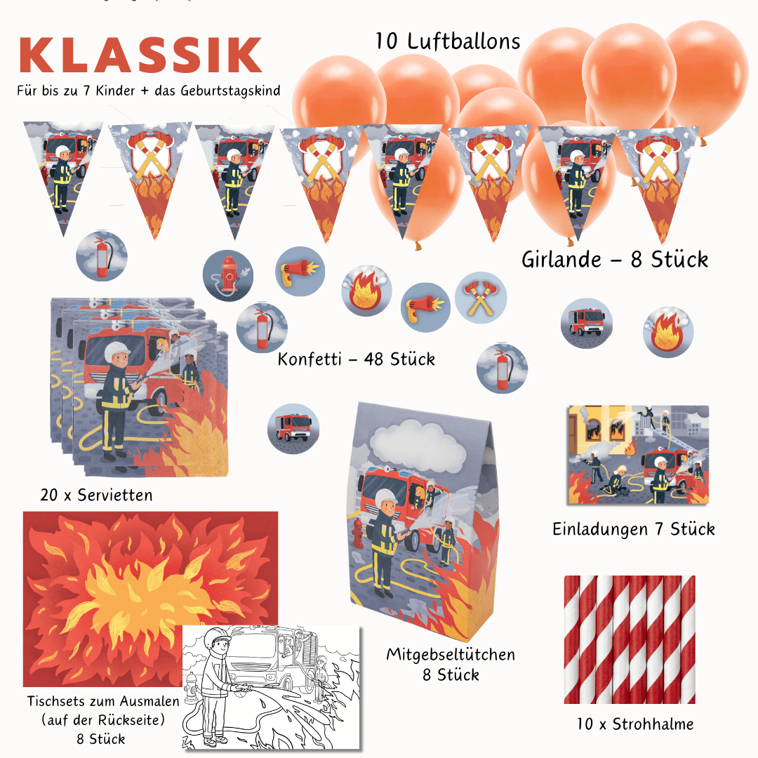 Mottobox - Feuerwehr Geburtstag