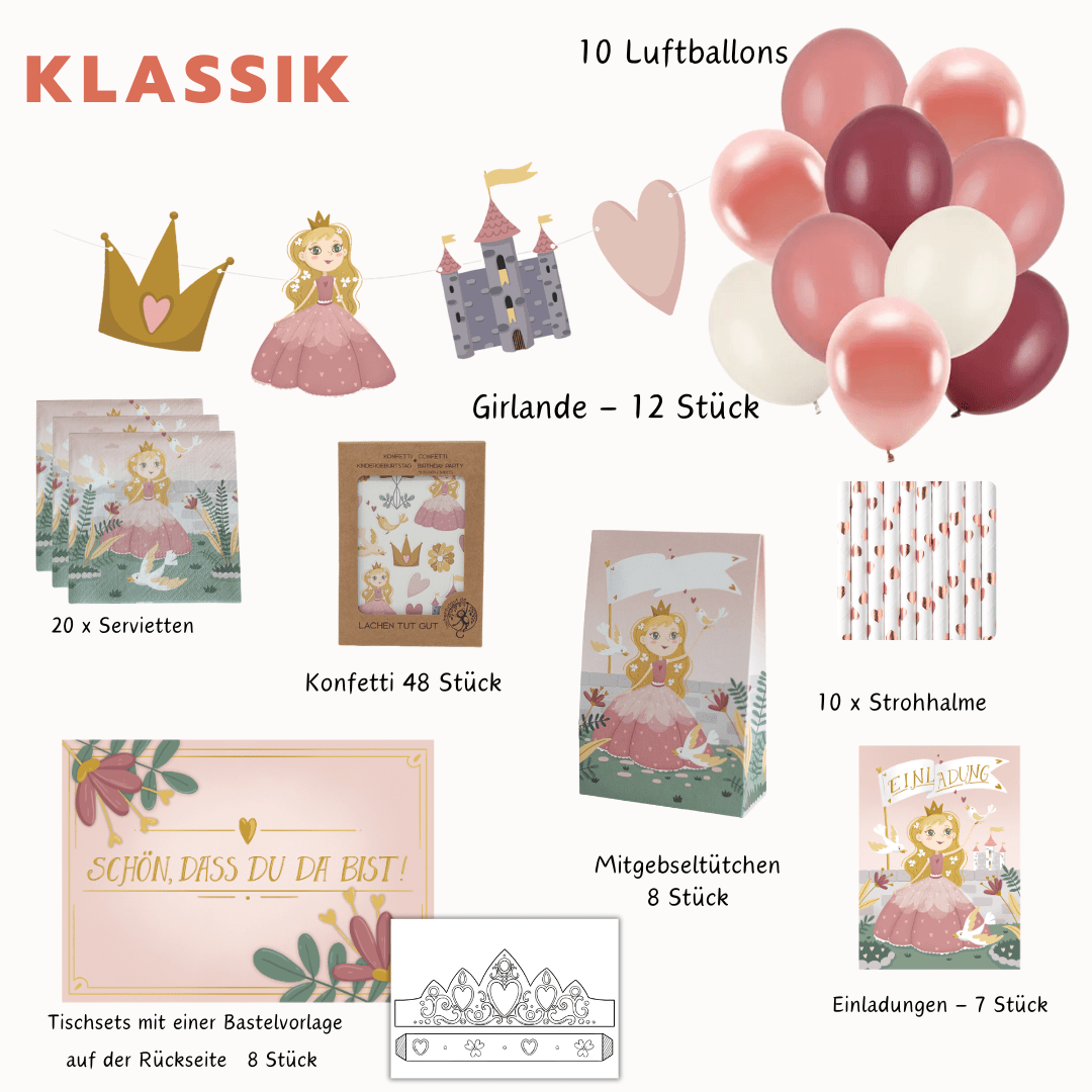 Mottobox - Prinzessinnen Geburtstag