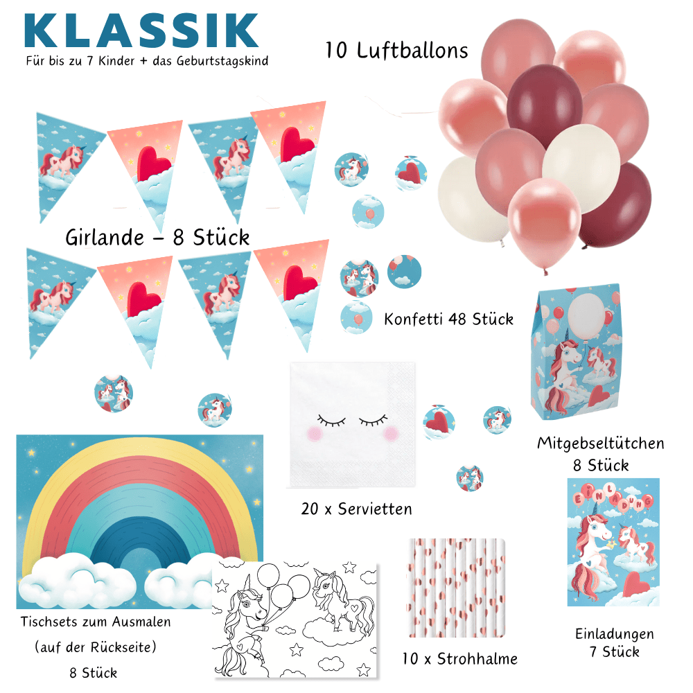 Mottobox - Einhorn Geburtstag