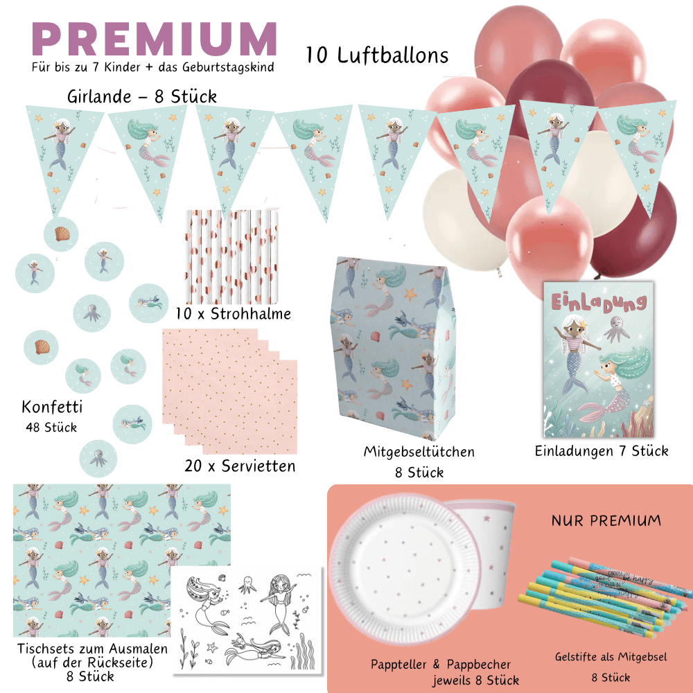 Mottobox - Meerjungfrauen Geburtstag