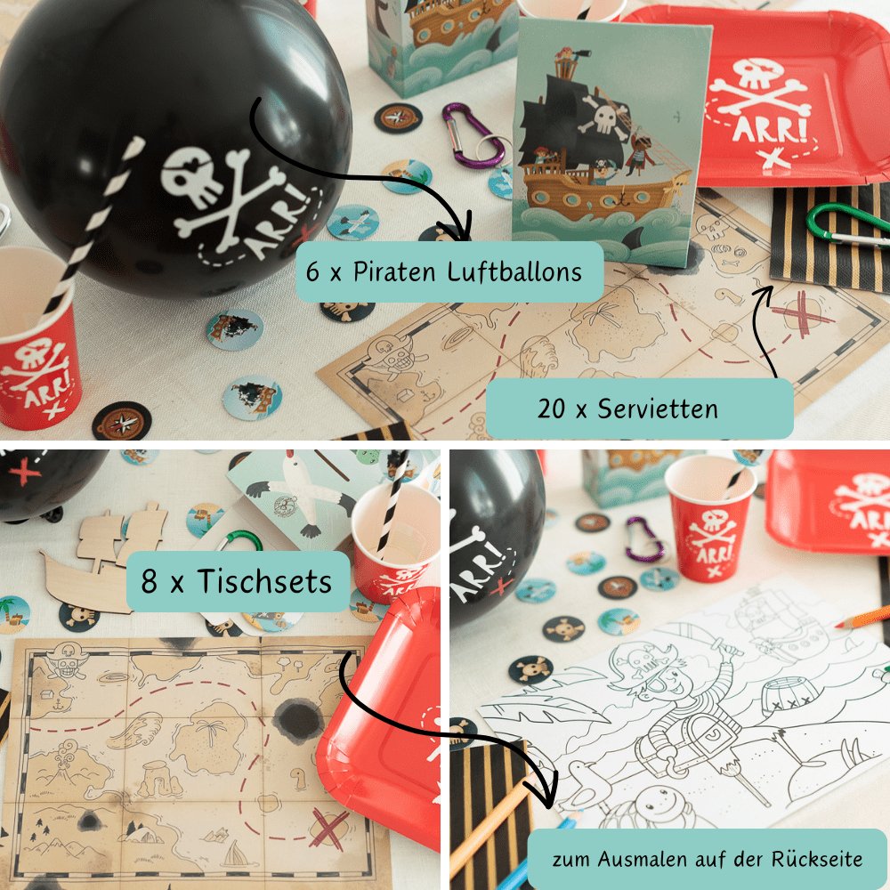 Mottobox - Piraten Geburtstag