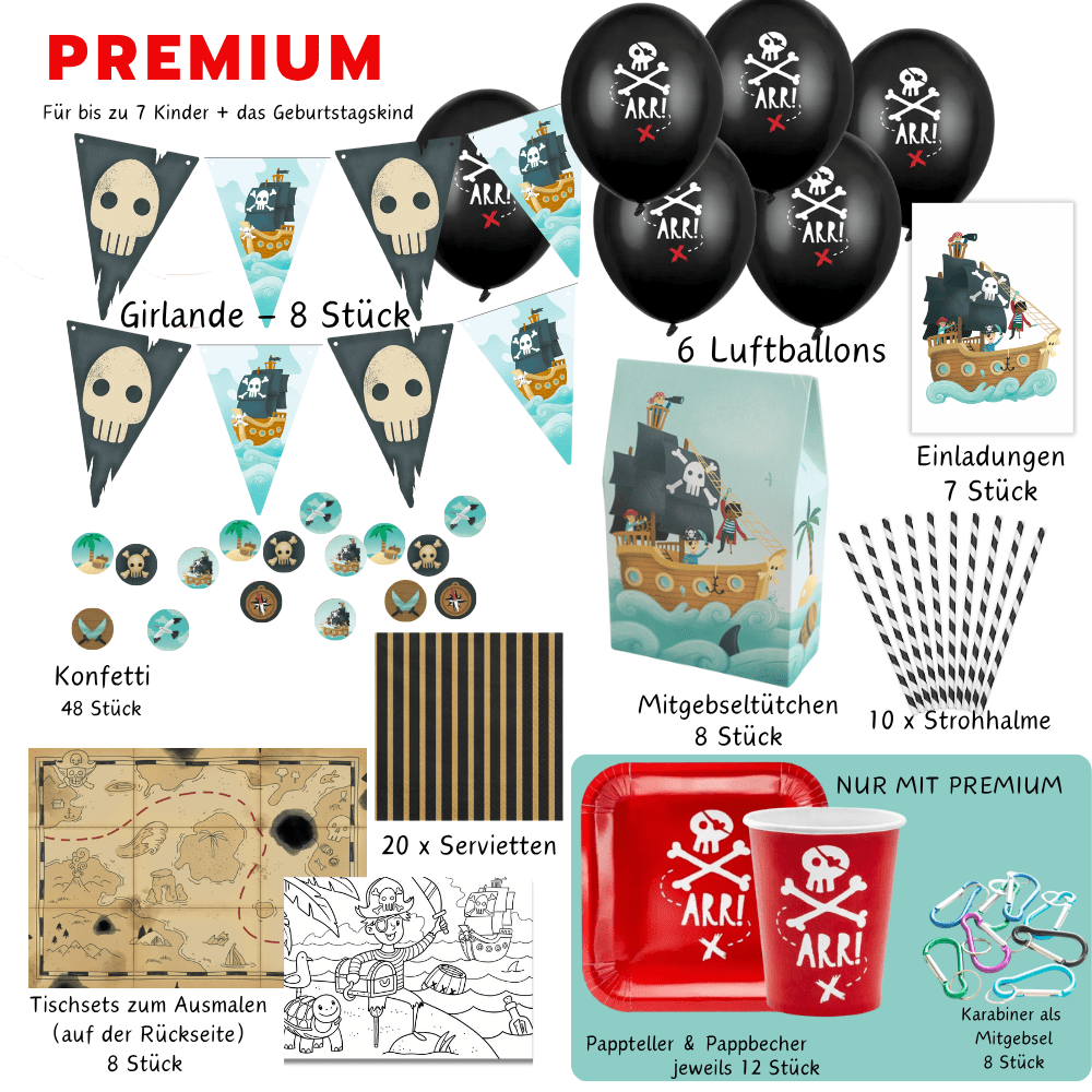 Mottobox - Piraten Geburtstag