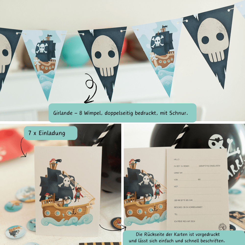 Mottobox - Piraten Geburtstag