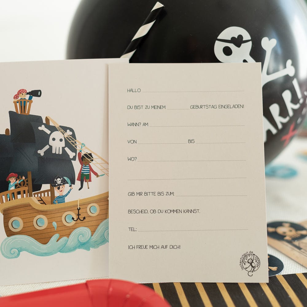 piraten geburtstag, piraten partyset, piraten mottobox, piraten Kindergeburtstag deko