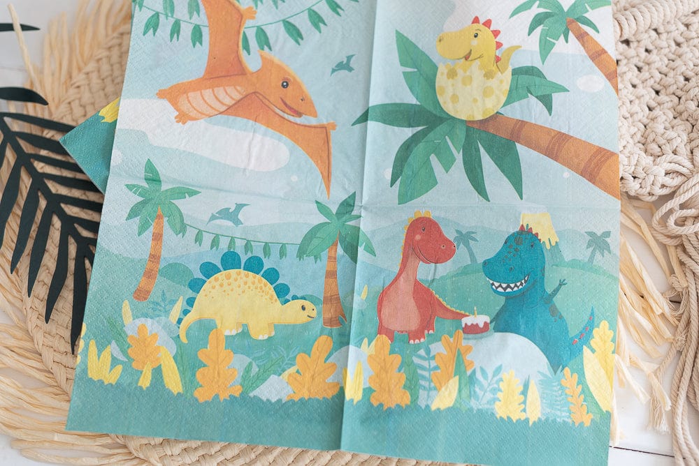 Servietten Dino
