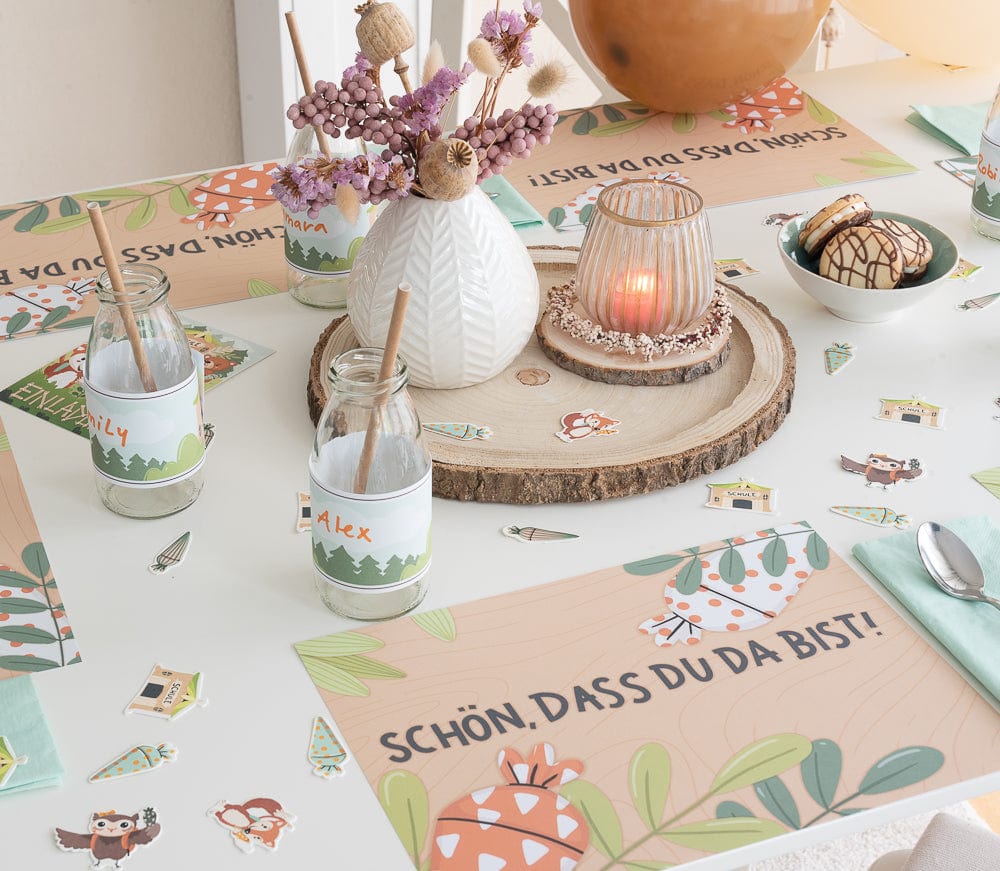 Einschulung Party Set für 6 Personen
