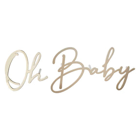 Metal Caketopper 'Oh Baby'