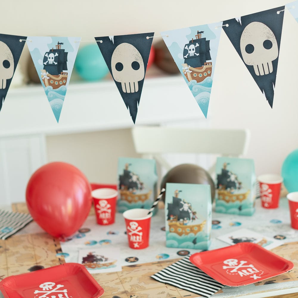 piraten geburtstag, piraten partyset, piraten mottobox, piraten Kindergeburtstag deko