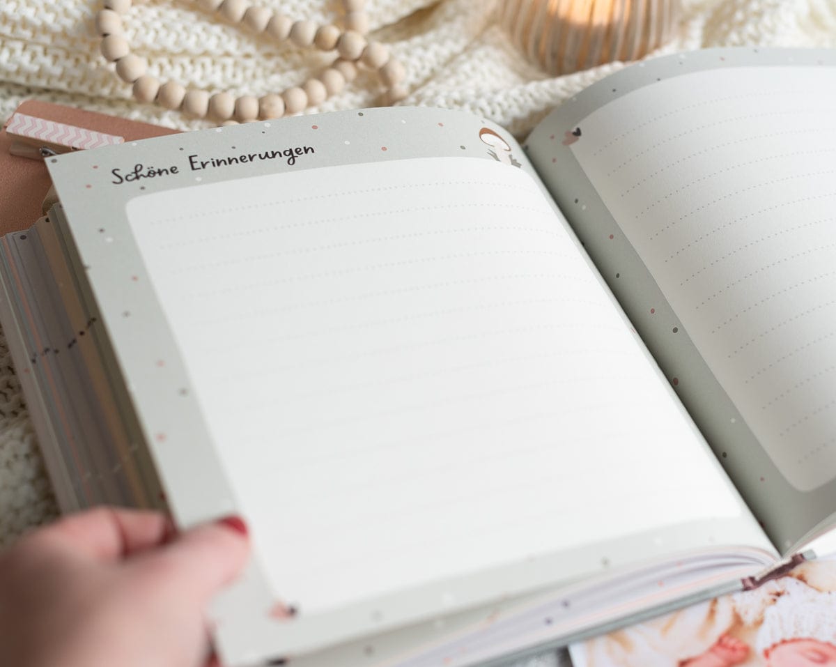 Mein erstes Jahr, Erinnerungsbuch, Geschenk zur Geburt, Geschenk für Eltern Babybuch Mein erstes Jahr