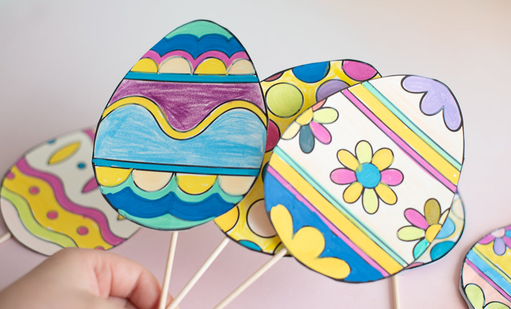 XXL-Ostereier zum Ausmalen – das perfekte Last-Minute-Geschenk für Kinder