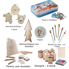 Weihnachts-Bastelbox für viele kreative Stunden