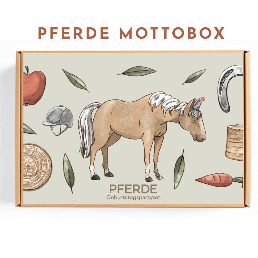 pferde mottobox Kindergeburtstag 