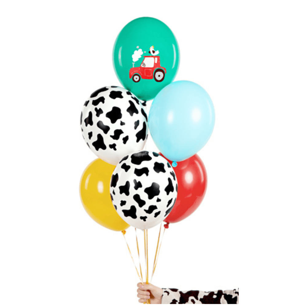 Bauernhof, mix - Ballons 30 cm 6 Stück