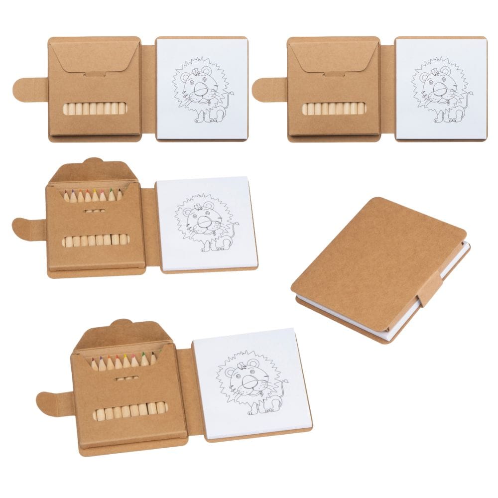 6 x Malblock - Mitgebsel