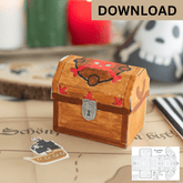 Piraten Schatzkiste Bastelbogen - Download