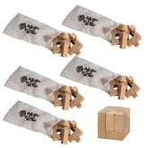 6 x Holzpuzzle- Mitgebsel