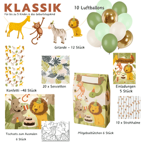 Mottobox - Safari Geburtstag