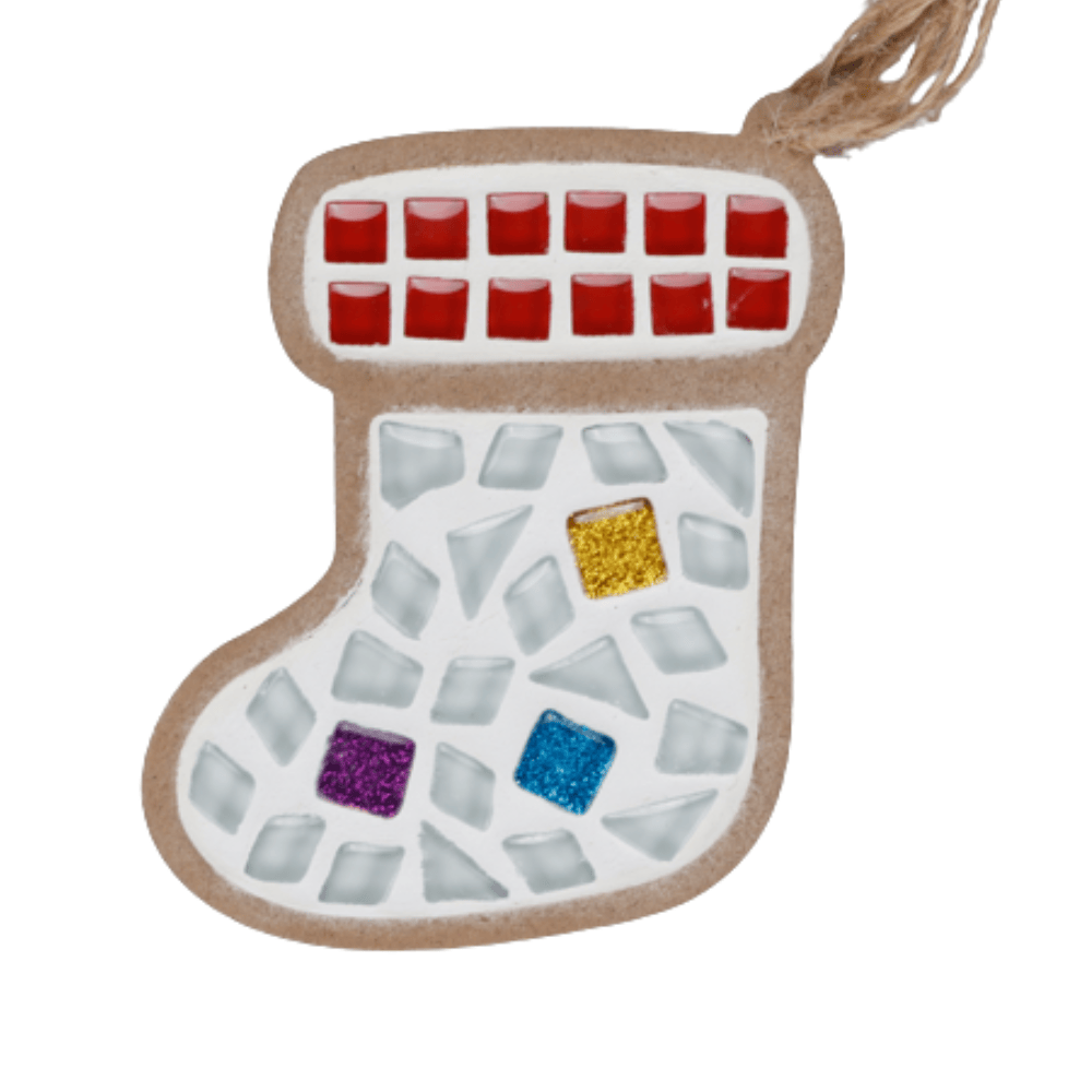 Mosaik Set -Weihnachtssocke