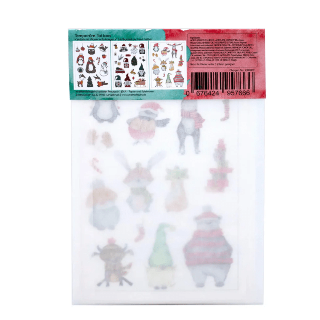 Weihnachten- Nachhaltige Kindertattoos
