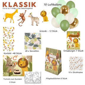 Partyset - Safari Geburtstag
