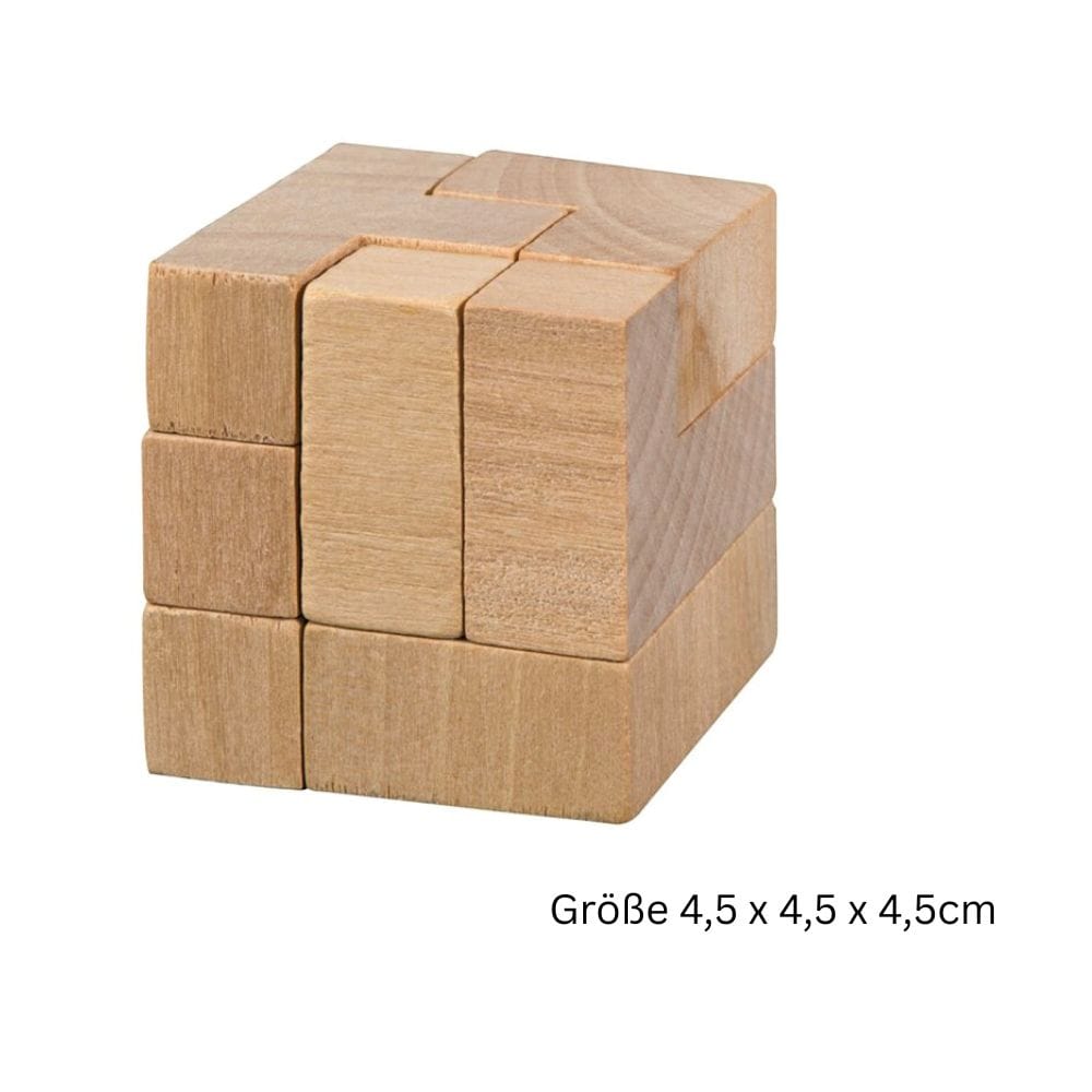 6 x Holzpuzzle- Mitgebsel