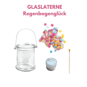 Glaslaterne - Konfetti Kreativ-Set