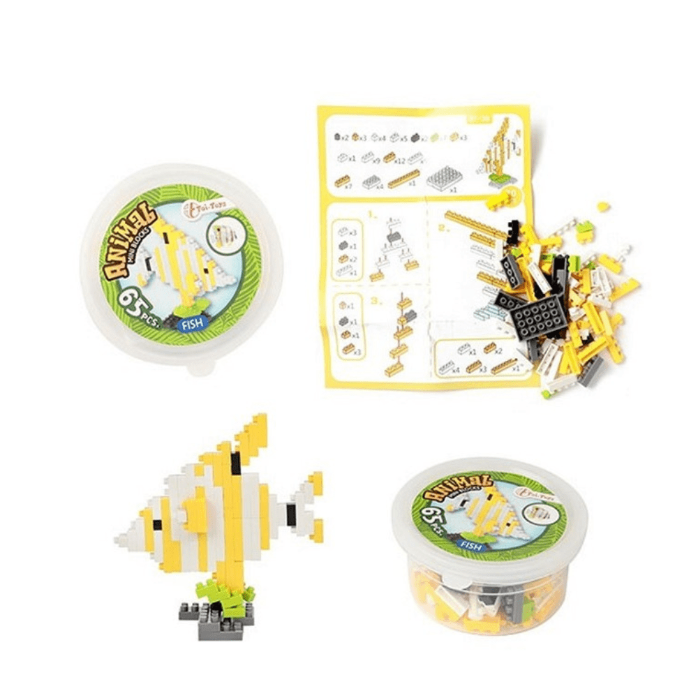 Tiere Mini Bausteine 6 stück