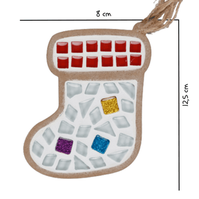 Mosaik Set -Weihnachtssocke