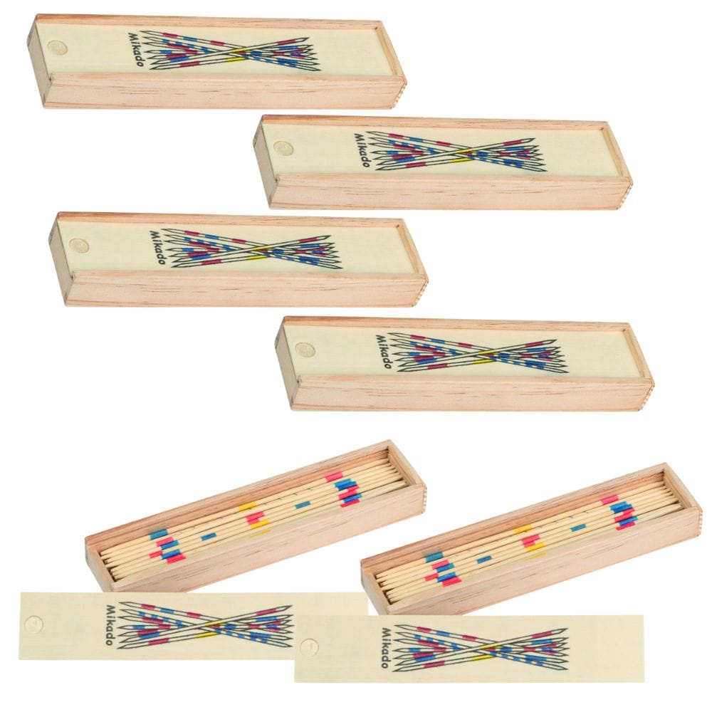 6 x Mikado - Mitgebsel