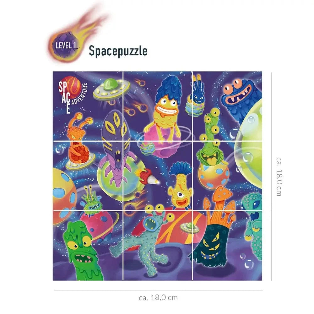 Mini Puzzle Space 4 Stück