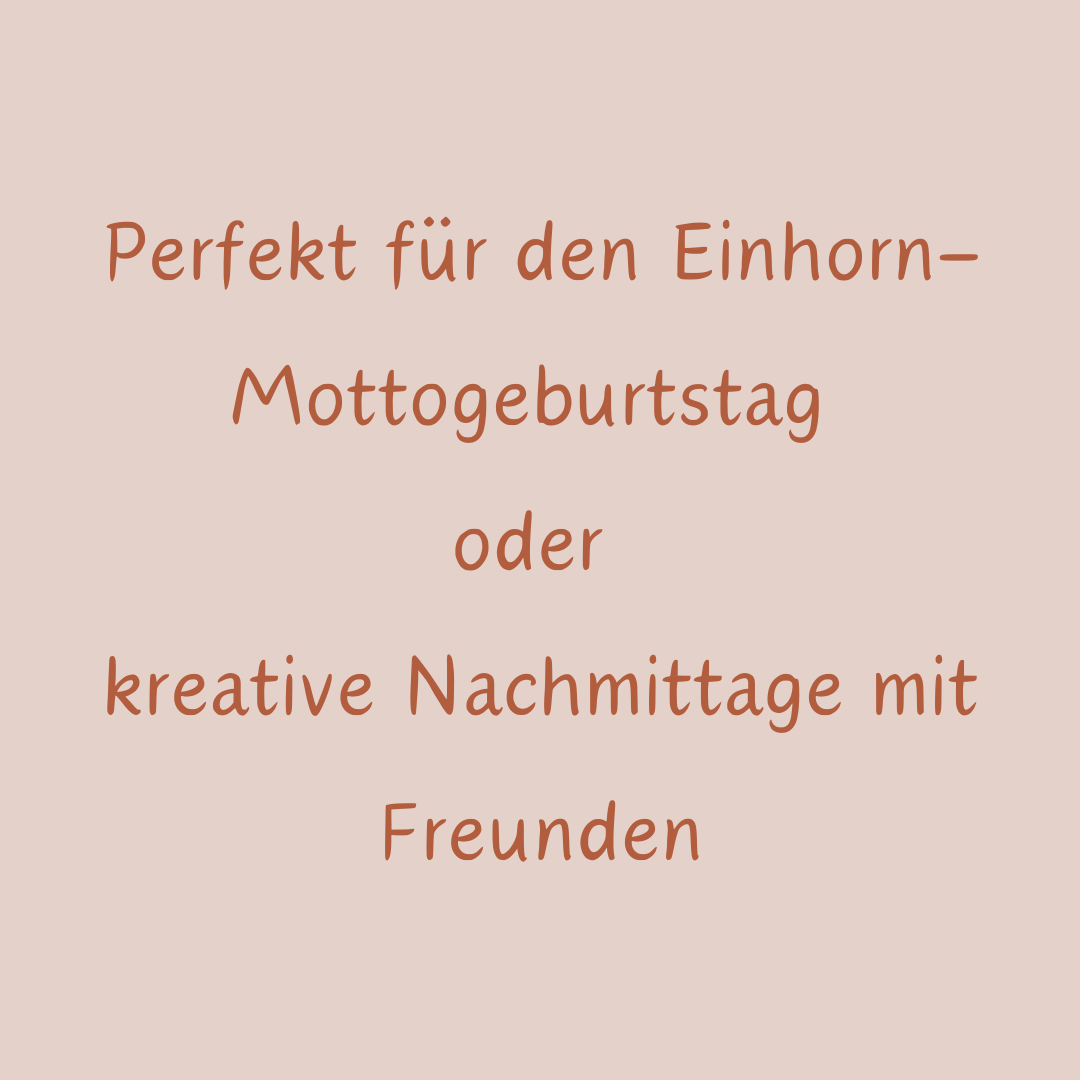 Einhorn-Bastelset – Kreativer Fädelspaß für den Einhorn-Geburtstag!