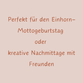 Einhorn-Bastelset – Kreativer Fädelspaß für den Einhorn-Geburtstag!
