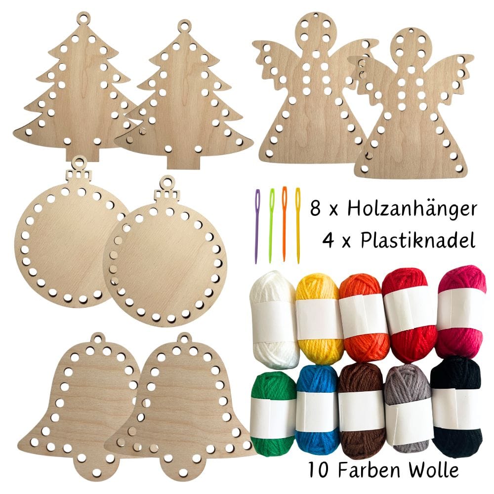 Fädel-Bastelset für Weihnachten