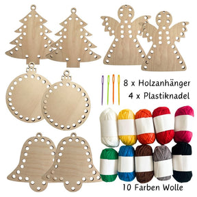 Fädel-Bastelset für Weihnachten