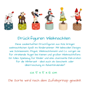 Ergänzung für Deinen Adventskalender - 8 x hochwertige Holzspielzeuge
