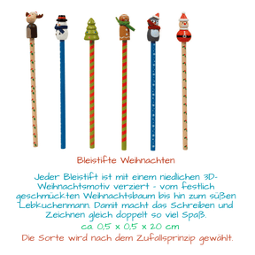 Ergänzung für Deinen Adventskalender - 8 x hochwertige Holzspielzeuge