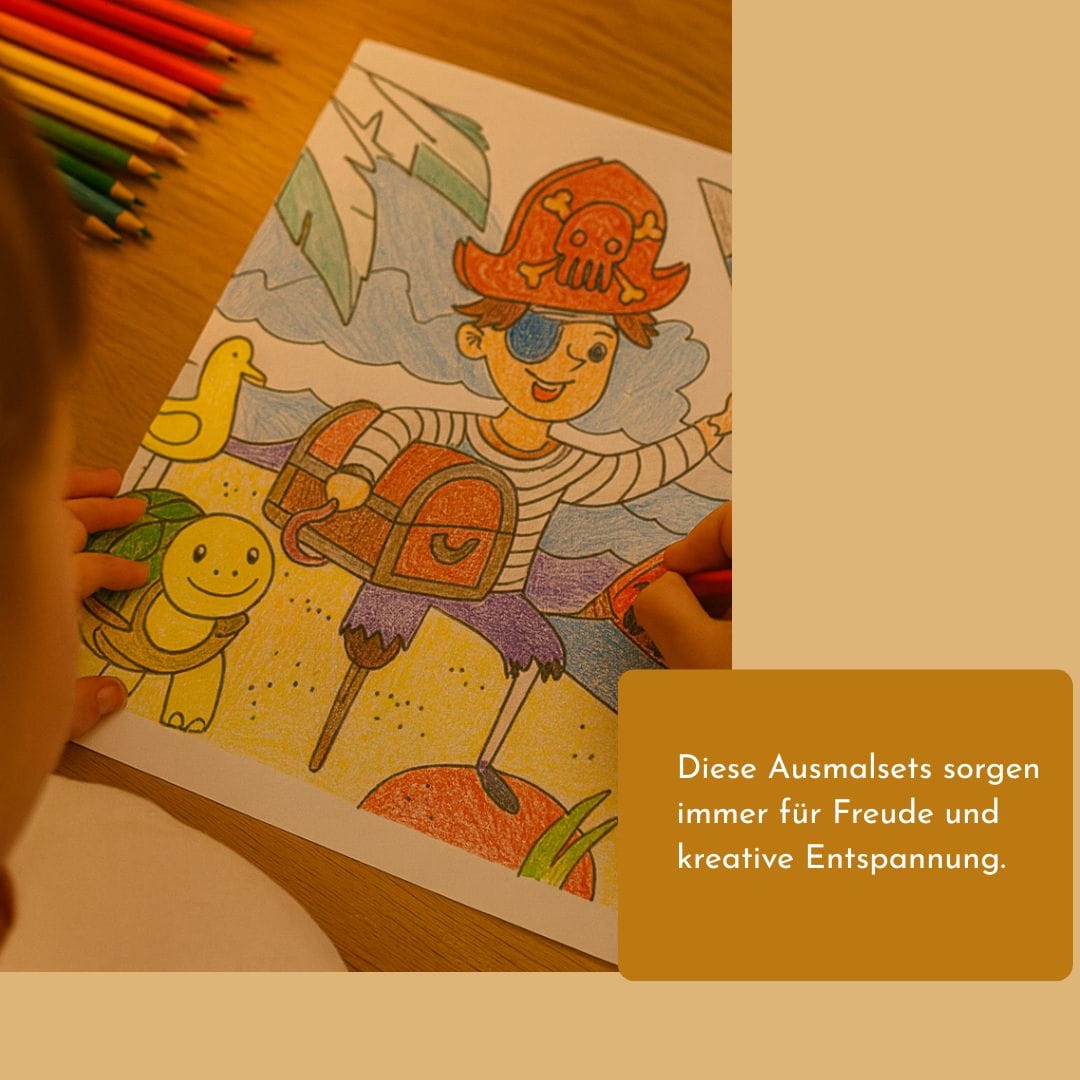 Ausmalspass- 16 liebevoll illustrierte Ausmalblätter