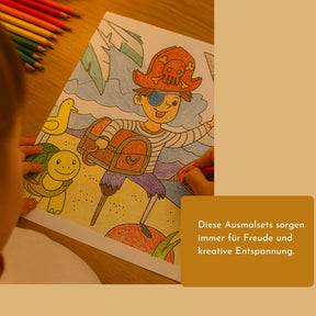 Ausmalspass- 16 liebevoll illustrierte Ausmalblätter