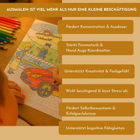 Ausmalspass- 16 liebevoll illustrierte Ausmalblätter