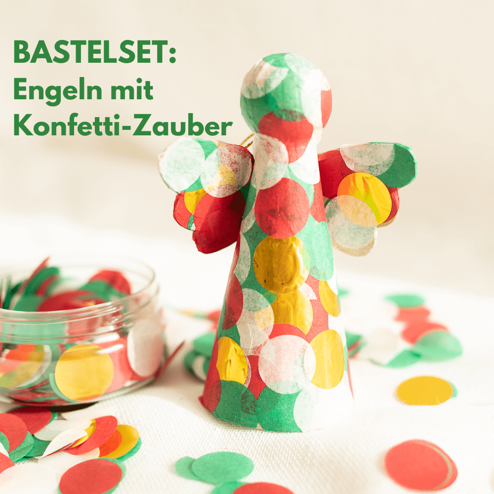 Weihnachtsengel - Konfetti Kreativ Set