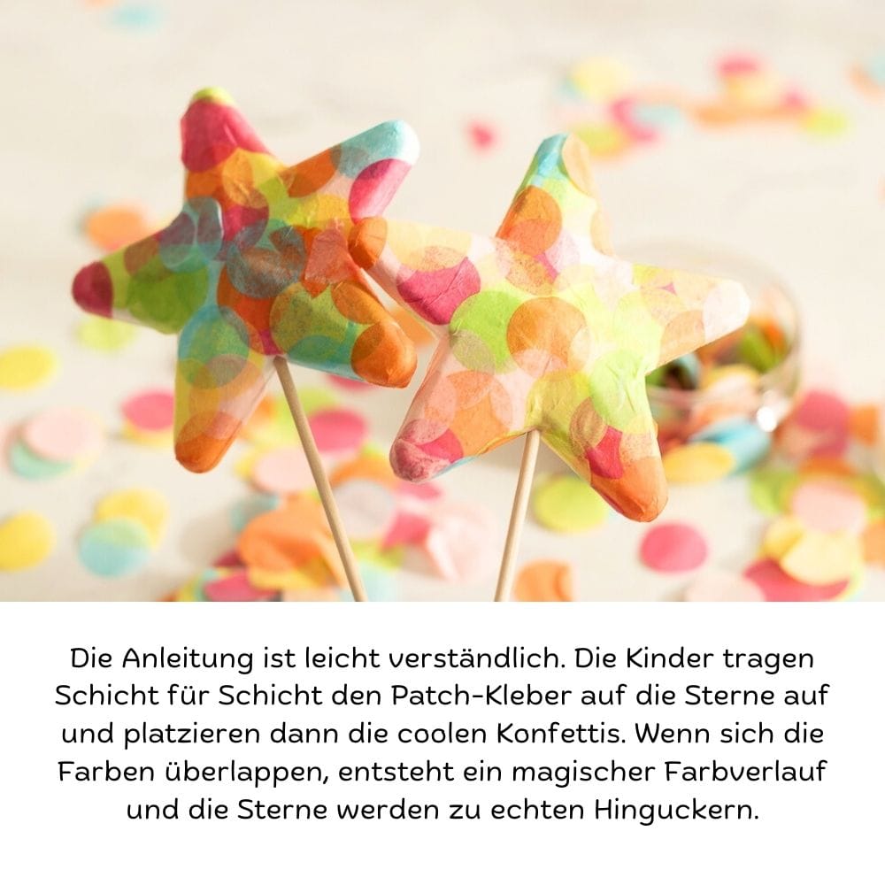 Bastelset - Bunte Sterne