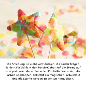 Bastelset - Bunte Sterne