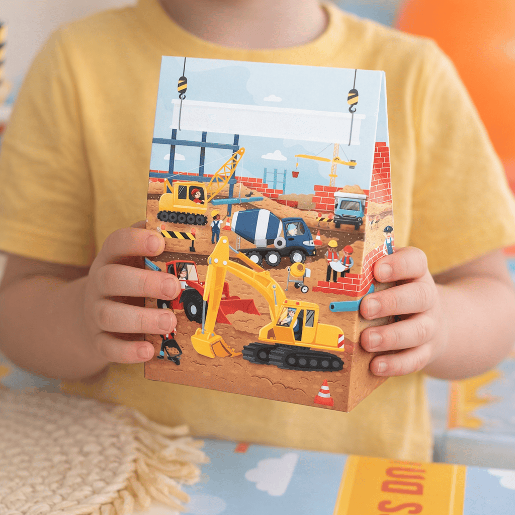 Mitgebseltütchen Baustelle 10 Stück