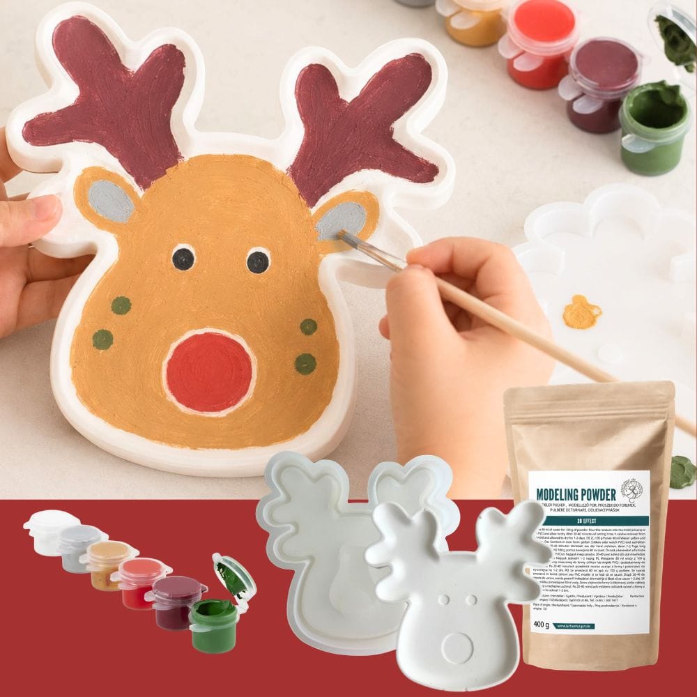 Grosse Weihnachts-Bastelbox für viele kreative Stunden